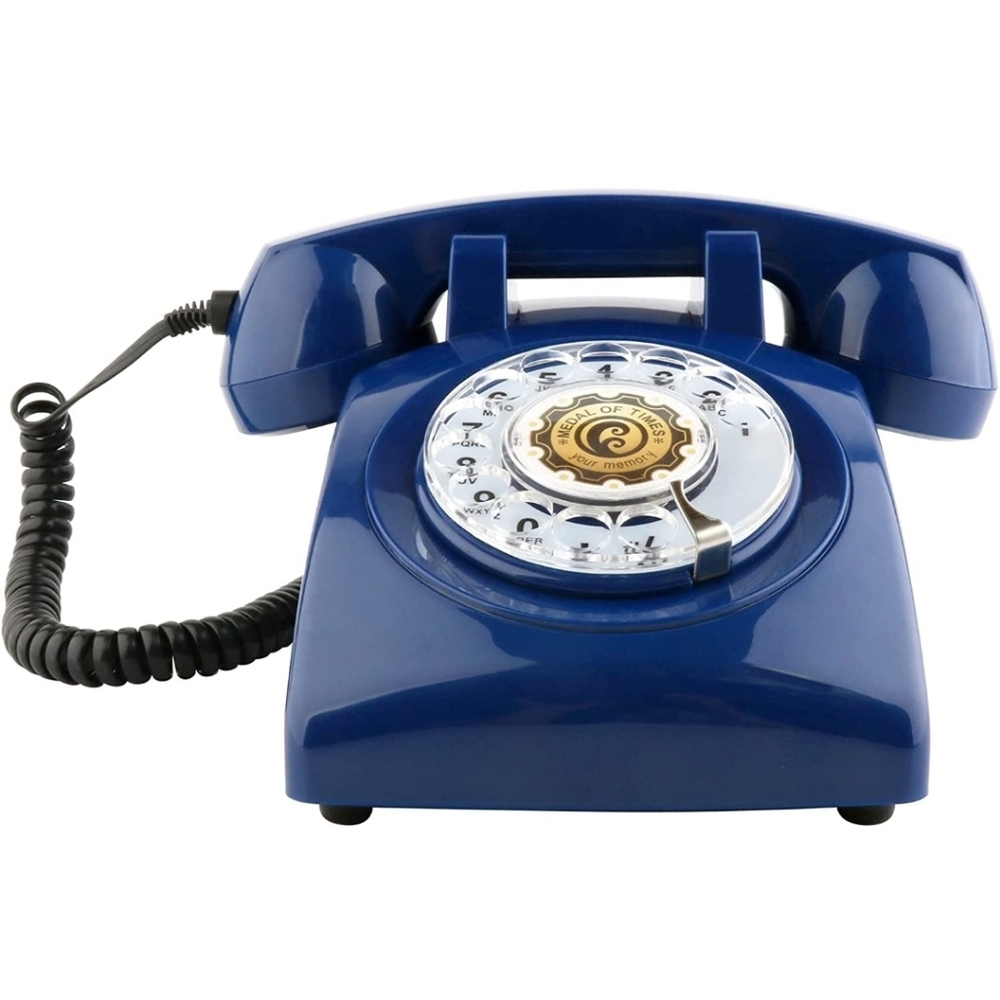 NIB Rotary Dial Phone Sangyn 1960'S Classic Old Style Retro Landline